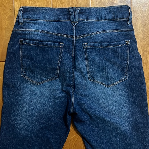 Curve Appeal Blue Skinny Denim Jeans  - Size 4/27 - Medium Wash - Picture 7 of 7